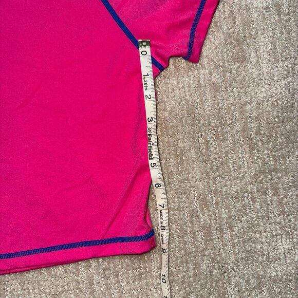 BuffBunny Surf & Turf Crop Wave Bike Short & Dive Zip Bra Set in Miami Vice Pink - Picture 4 of 14